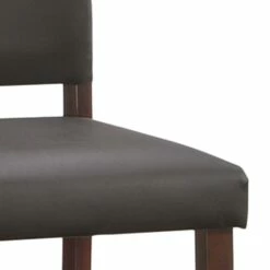 Counter Stool In Cappuccino/Ebony, Set Of 2 -US Home Sales Store counter stool ebony leather 2 set 11