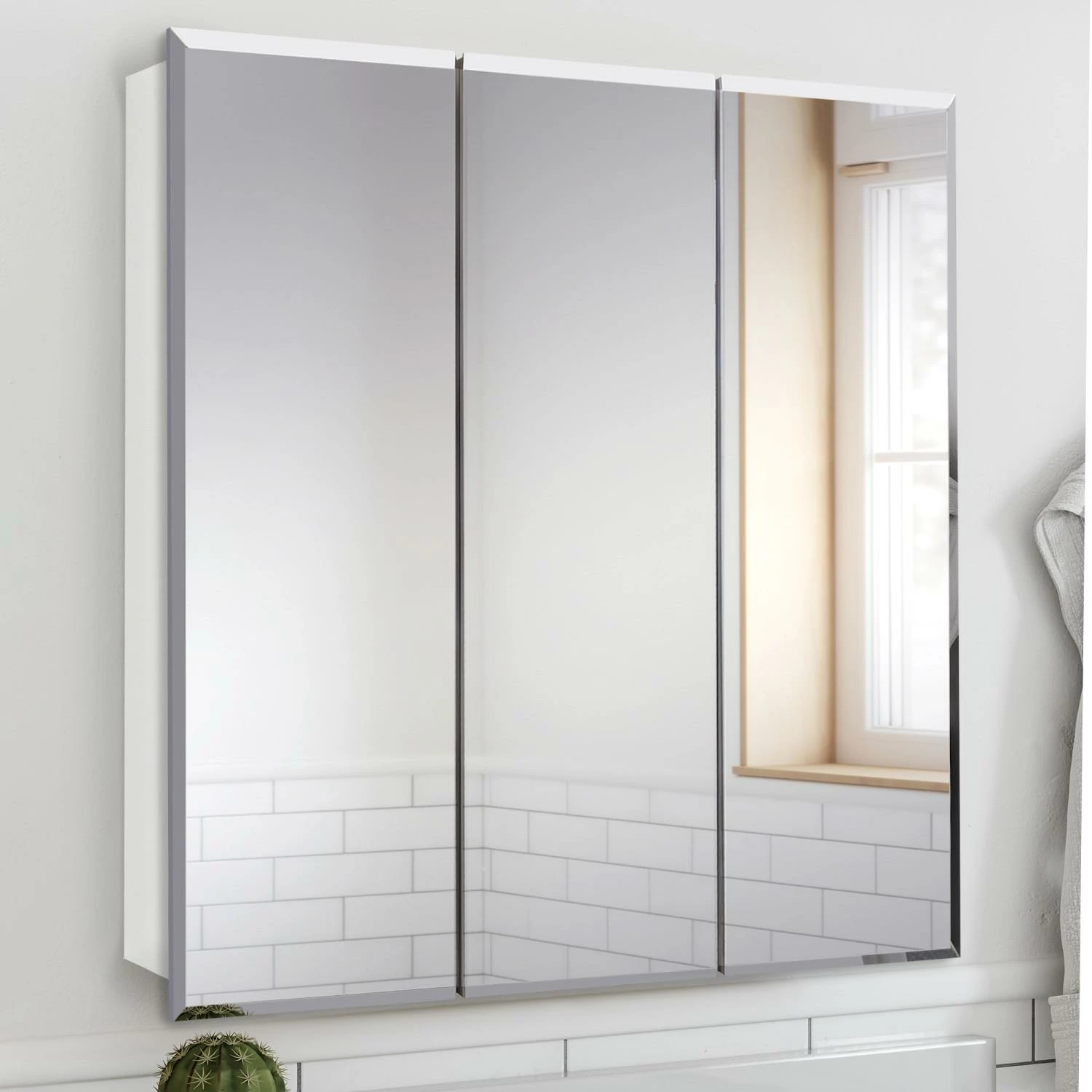 Cyprus 30.4-Inch Frameless Medicine Cabinet 6 Cyprus 30.4-Inch Frameless Medicine Cabinet - Image 6
