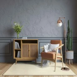 Dagen Area Rug With Soft Shag In Beige, 6-Foot-7-Inch By 9-Foot-6-Inch -US Home Sales Store dagen soft shag modern beige area rug 6 by 9 4