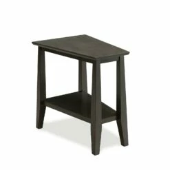 Delton Recliner Wedge Table In Smoke Gray
