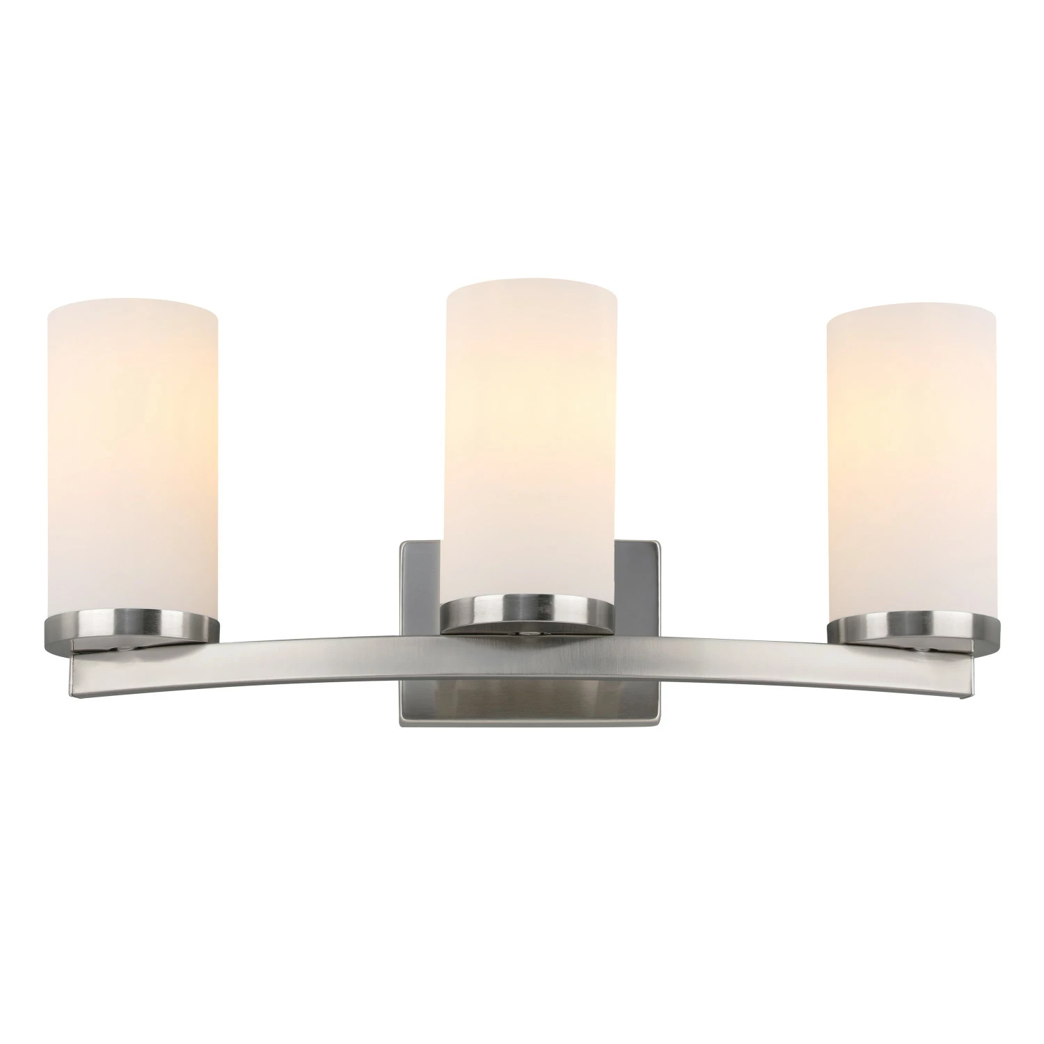Desta Vanity Bar In Satin Nickel, 3-Light 1 Desta Vanity Bar In Satin Nickel, 3-Light