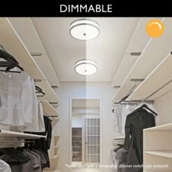 Donohue Color Temperature Selectable LED Ceiling Light, 15-Inch -US Home Sales Store donohue led ceiling light 15 inch 3