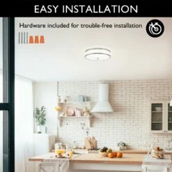 Donohue Color Temperature Selectable LED Ceiling Light, 15-Inch -US Home Sales Store donohue led ceiling light 15 inch 5