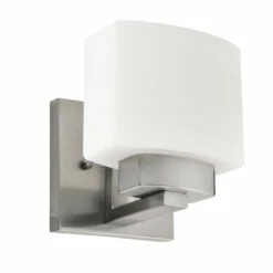 Dove Creek Wall Light In Satin Nickel