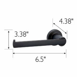 Eastport Toilet Paper Holder In Matte Black -US Home Sales Store eastport matte black toilet paper holder 6