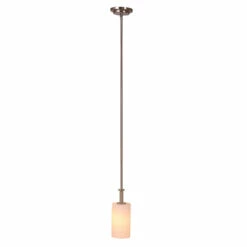 Eastport Mini Pendant In Satin Nickel