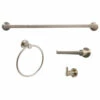 Eastport Bathroom Accessory Kit In Satin Nickel, 4-Piece