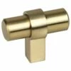 Emery Cabinet Knobs In Satin Gold, 5-Pack