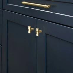 Emery Cabinet Knobs In Satin Gold, 5-Pack -US Home Sales Store emery knob satin gold 5 pack 6