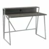 Fletcher Desk In Weathered Wood And Nickel