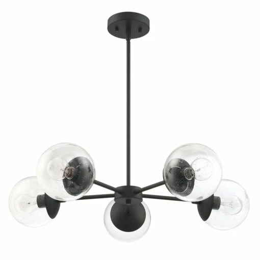 Gracelyn Chandelier In Matte Black, 5-Light 1 Gracelyn Chandelier In Matte Black, 5-Light -US Home Sales Store gracelyn chandelier matte black 5 light 1