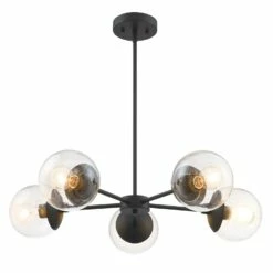 Gracelyn Chandelier In Matte Black, 5-Light 15 Gracelyn Chandelier In Matte Black, 5-Light -US Home Sales Store gracelyn chandelier matte black 5 light 7