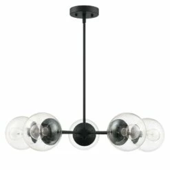 Gracelyn Chandelier In Matte Black, 5-Light 16 Gracelyn Chandelier In Matte Black, 5-Light -US Home Sales Store gracelyn chandelier matte black 5 light 8