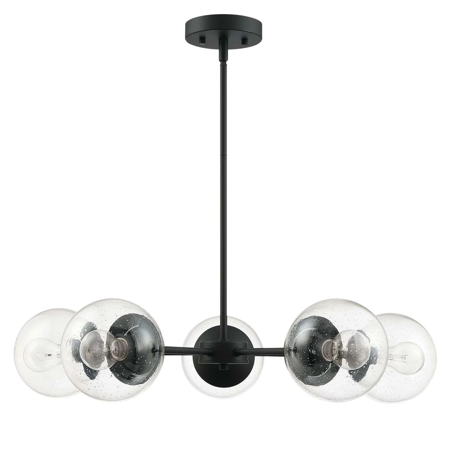 Gracelyn Chandelier In Matte Black, 5-Light 8 Gracelyn Chandelier In Matte Black, 5-Light - Image 8