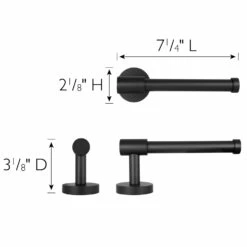 Graz Park Toilet Paper Holder In Matte Black 19 Graz Park Toilet Paper Holder In Matte Black -US Home Sales Store graz park toilet paper holder matte black 7