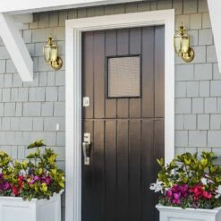 Jackson Outdoor Wall Lantern Sconce In Solid Brass -US Home Sales Store jackson solid brass outdoor wall lantern sconce 4