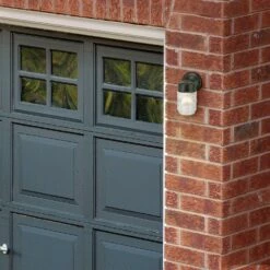 Jelly Jar Outdoor Wall Lantern Sconce In Matte Black -US Home Sales Store jelly jar wall lantern matte black 4