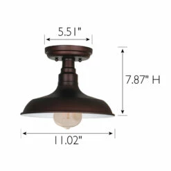 Kimball Indoor Ceiling Light In Coffee Bronze -US Home Sales Store kimball ceiling light bronze 5