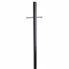 Black Lamp Post With Cross Arm