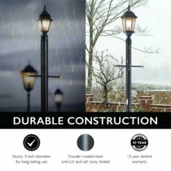 Bronze Lamp Post With Cross Arm 13 Bronze Lamp Post With Cross Arm -US Home Sales Store lamp post bronze cross arm 2