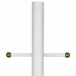White Lamp Post With Cross Arm -US Home Sales Store lamp post white cross arm 11