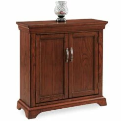 Adjustable-Shelf Foyer Cabinet In Westwood Oak