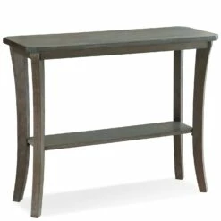 Console Hall Stand In Rustic Wire Brushed Driftwood