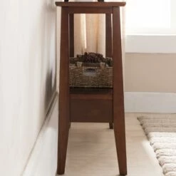 Delton Console Foyer Stand In Sienna -US Home Sales Store leick home delton console foyer stand sienna 3