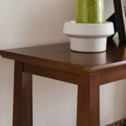 Delton Console Foyer Stand In Sienna -US Home Sales Store leick home delton console foyer stand sienna 4