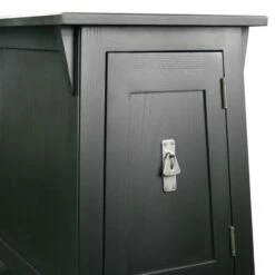 Mission Side Table In Slate Black -US Home Sales Store leick home mission side table slate black 4