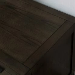 Tableau TV Stand-60" TV In Distressed Riverstone With Black Metal Base -US Home Sales Store leick home tableau tv stand for 60 tv distressed riverstone with black metal base 7