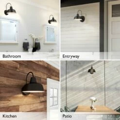 Mason Integrated LED Indoor/Outdoor Wall Light In Oil-Rubbed Bronze -US Home Sales Store mason bronze integrated led wall light 2