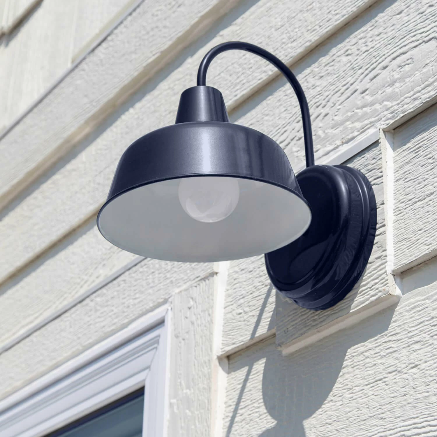 Mason Indoor/Outdoor Wall Light In Navy Blue 6 Mason Indoor/Outdoor Wall Light In Navy Blue - Image 6