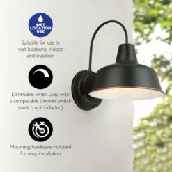 Mason Indoor/Outdoor Wall Light In Oil Rubbed Bronze -US Home Sales Store mason oil rubbed bronze 3