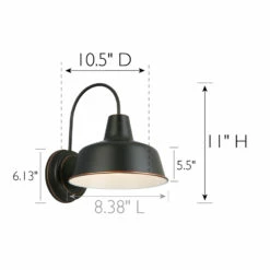 Mason Indoor/Outdoor Wall Light In Oil Rubbed Bronze -US Home Sales Store mason oil rubbed bronze 4