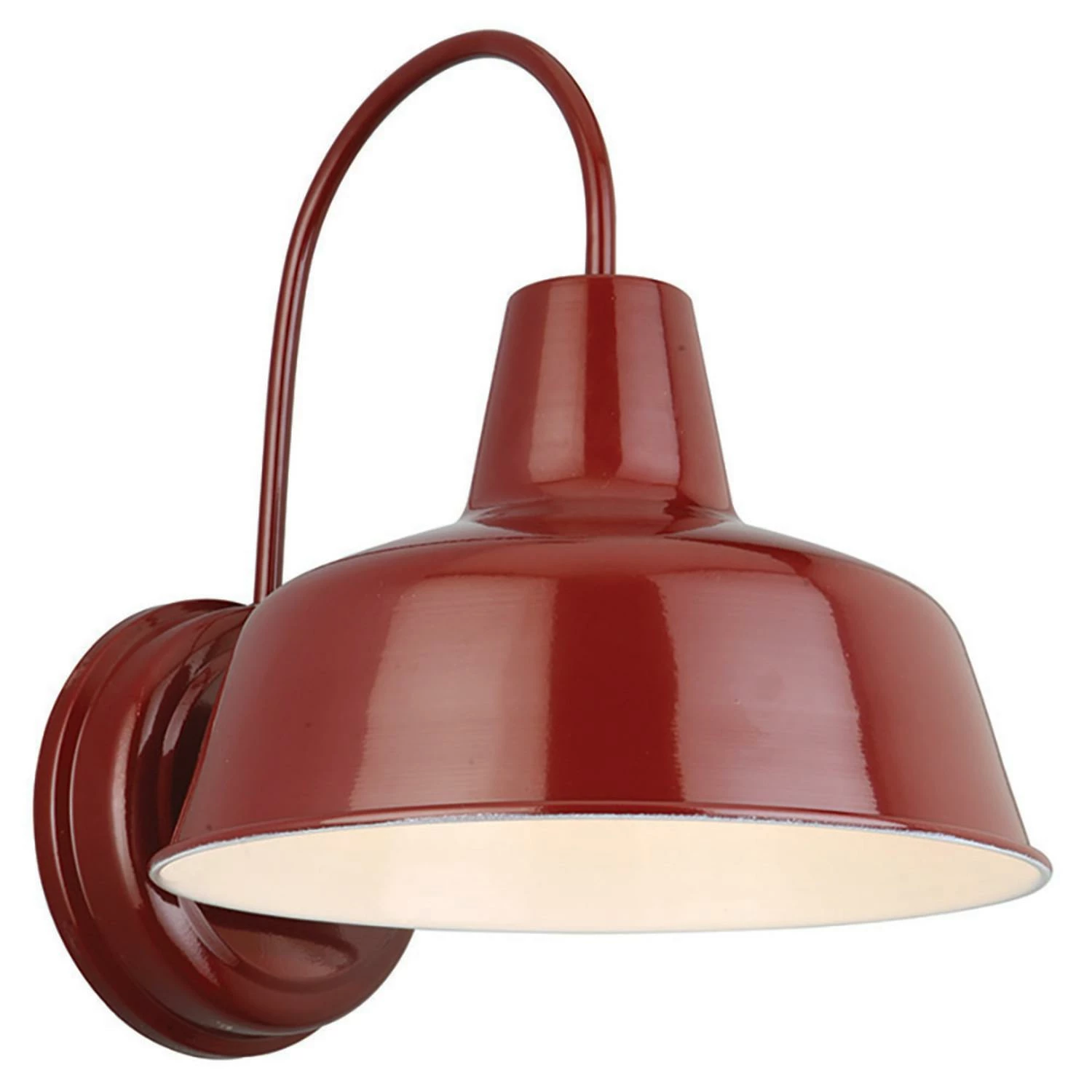 Mason Indoor/Outdoor Wall Light In Rustic Red 1 Mason Indoor/Outdoor Wall Light In Rustic Red