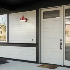 Mason Indoor/Outdoor Wall Light In Rustic Red 12 Mason Indoor/Outdoor Wall Light In Rustic Red -US Home Sales Store mason rustic red 1 light wall light 5