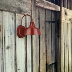 Mason Indoor/Outdoor Wall Light In Rustic Red 13 Mason Indoor/Outdoor Wall Light In Rustic Red -US Home Sales Store mason rustic red 1 light wall light 6