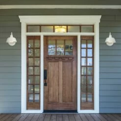 Mason Indoor/Outdoor Wall Light In White -US Home Sales Store mason wall light white 6