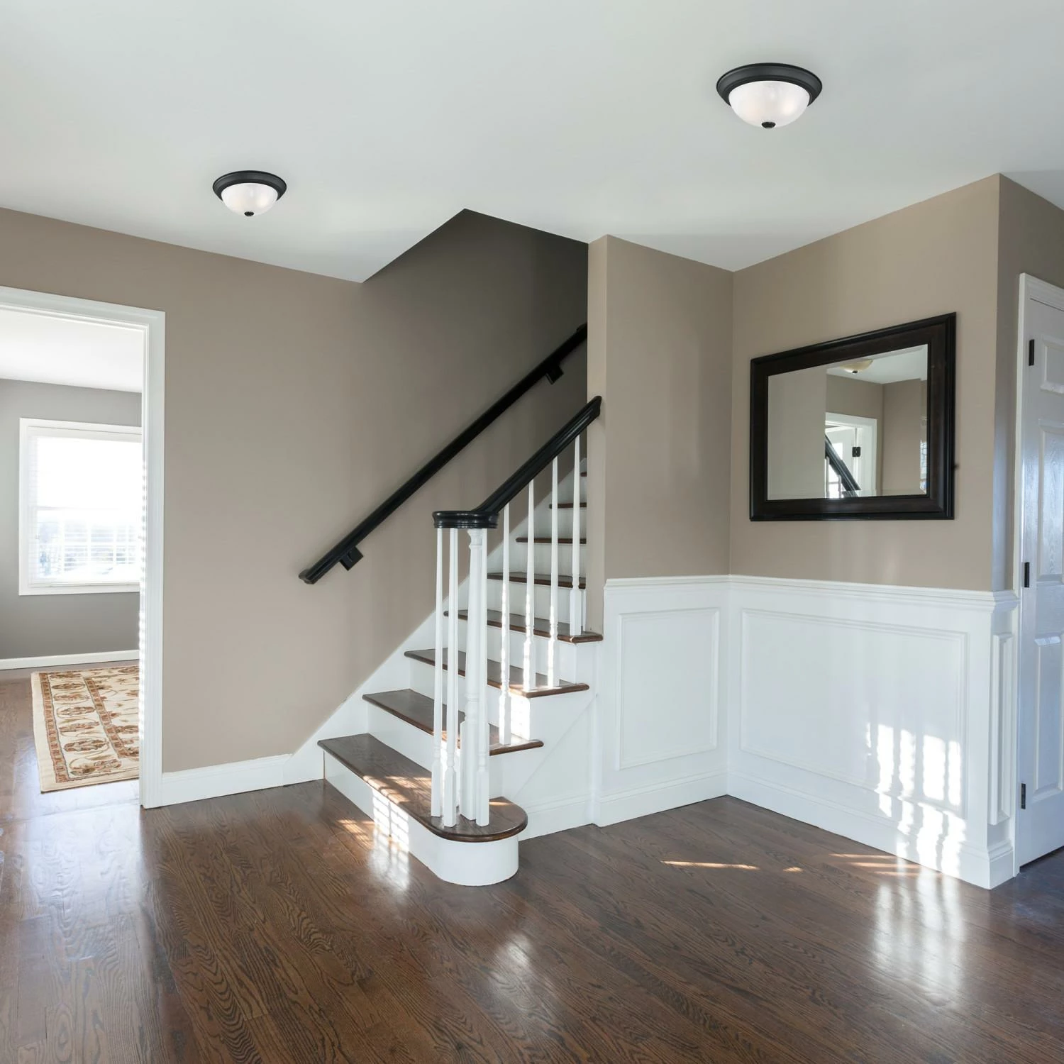 Traditional Ceiling Light In Matte Black, 2-Light, 2-Pack 2 Traditional Ceiling Light In Matte Black, 2-Light, 2-Pack - Image 2