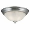 Millbridge Ceiling Light In Satin Nickel, 2-Light