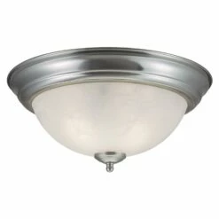 Millbridge Ceiling Light In Satin Nickel, 2-Light