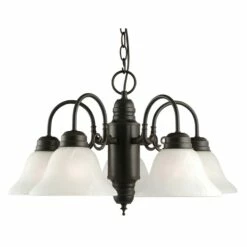 Millbridge Chandelier In Oil-Rubbed Bronze, 5-Light