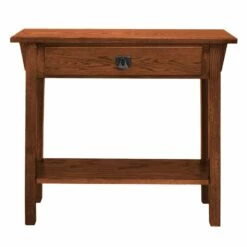 Mission Console Table In Russet