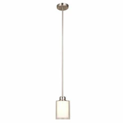 Olso Mini Pendant In Brushed Nickel