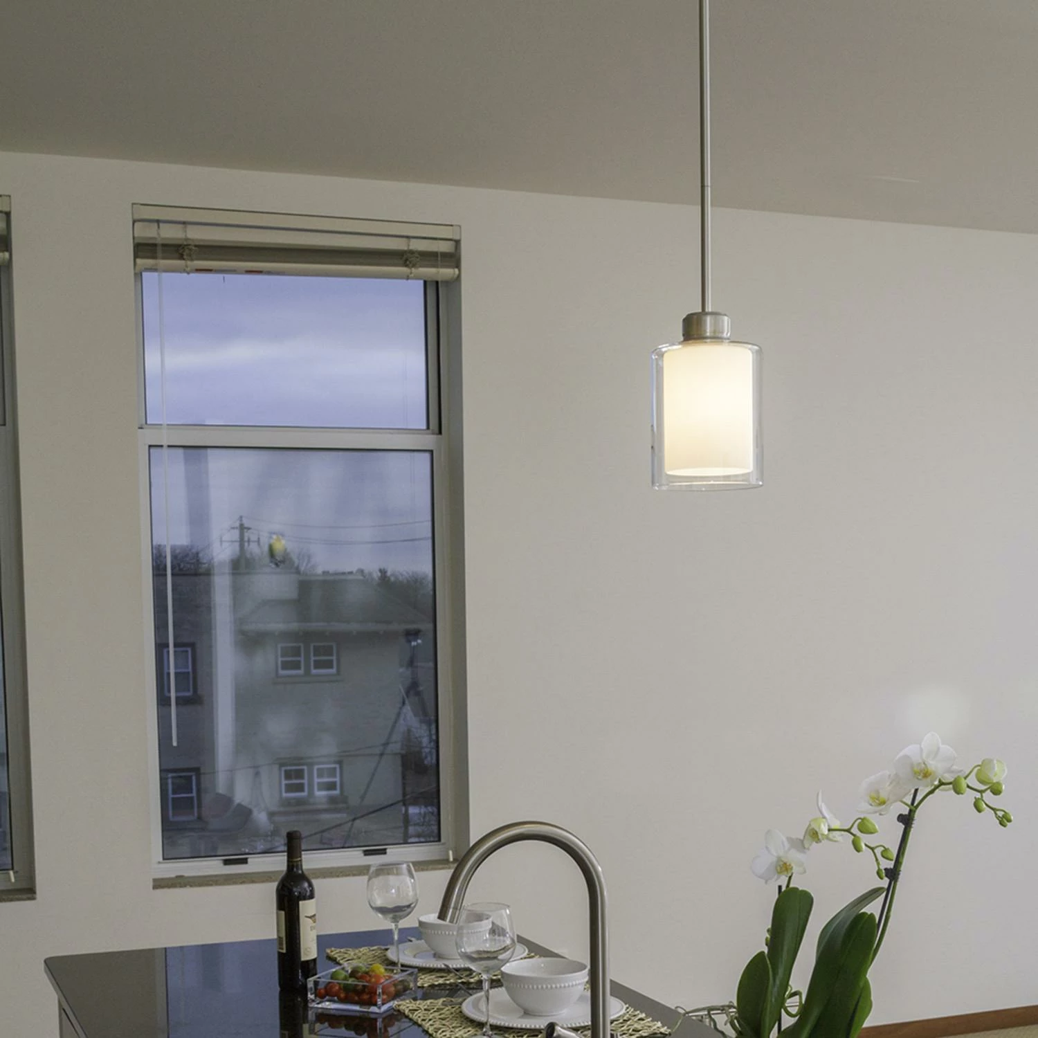 Olso Mini Pendant In Brushed Nickel 4 Olso Mini Pendant In Brushed Nickel - Image 4