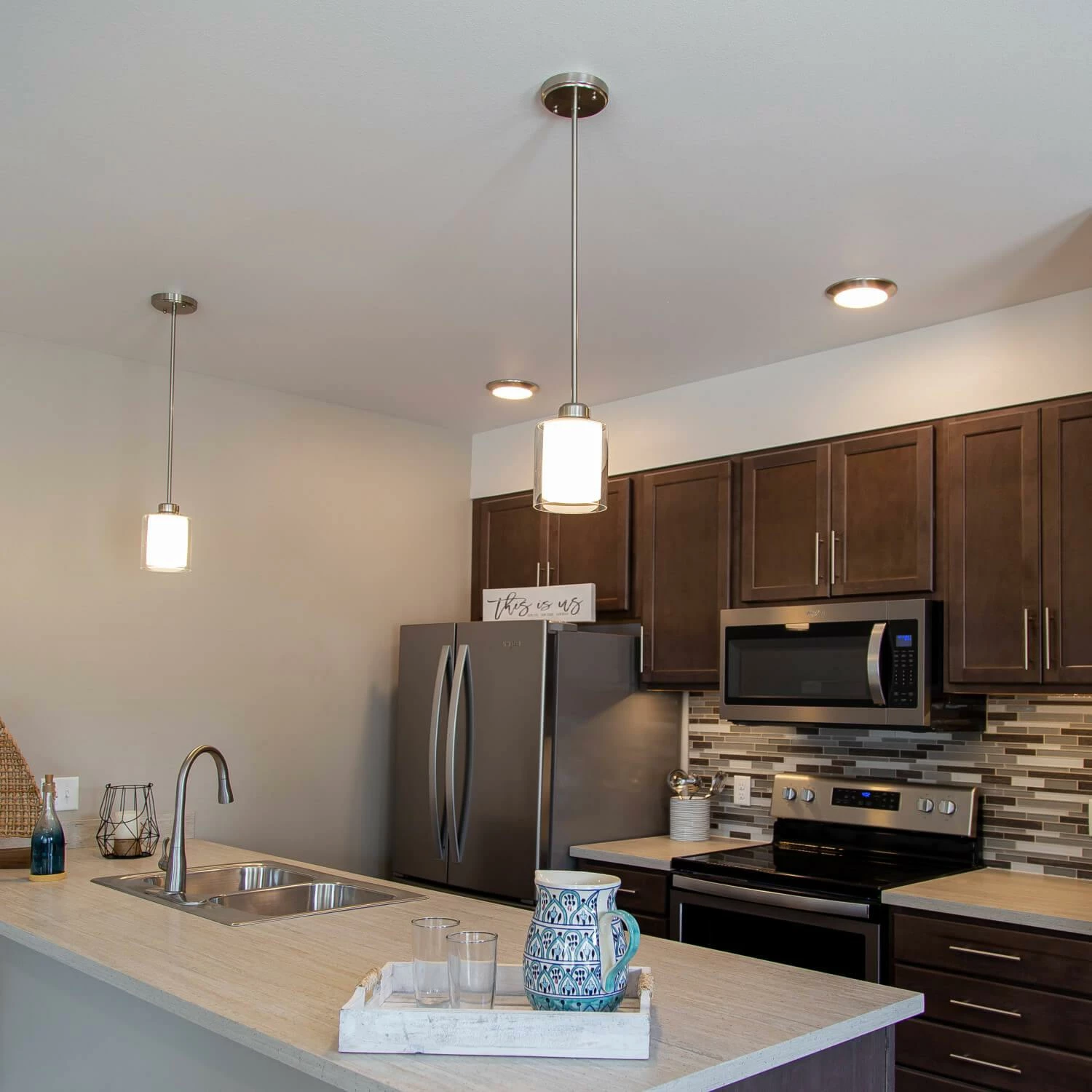 Olso Mini Pendant In Brushed Nickel 5 Olso Mini Pendant In Brushed Nickel - Image 5