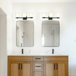 Oslo Vanity Light Fixture Matte Black, 3-Light -US Home Sales Store oslo vanity 3 light matte black 3