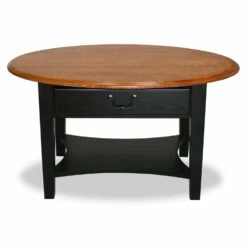 Oval Coffee Table In Slate