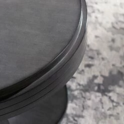 Oval Condo Coffee Table In Smoke Gray -US Home Sales Store oval condo coffee table smoke gray 3